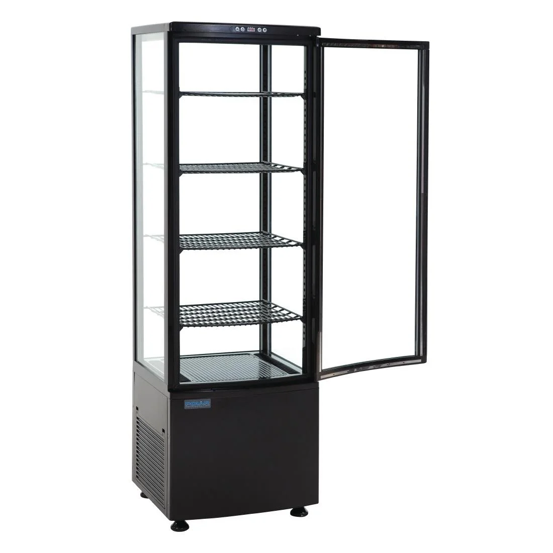 Polar C-Series Energy Efficient Curved Door Display Fridge Black 235Ltr - Image 4