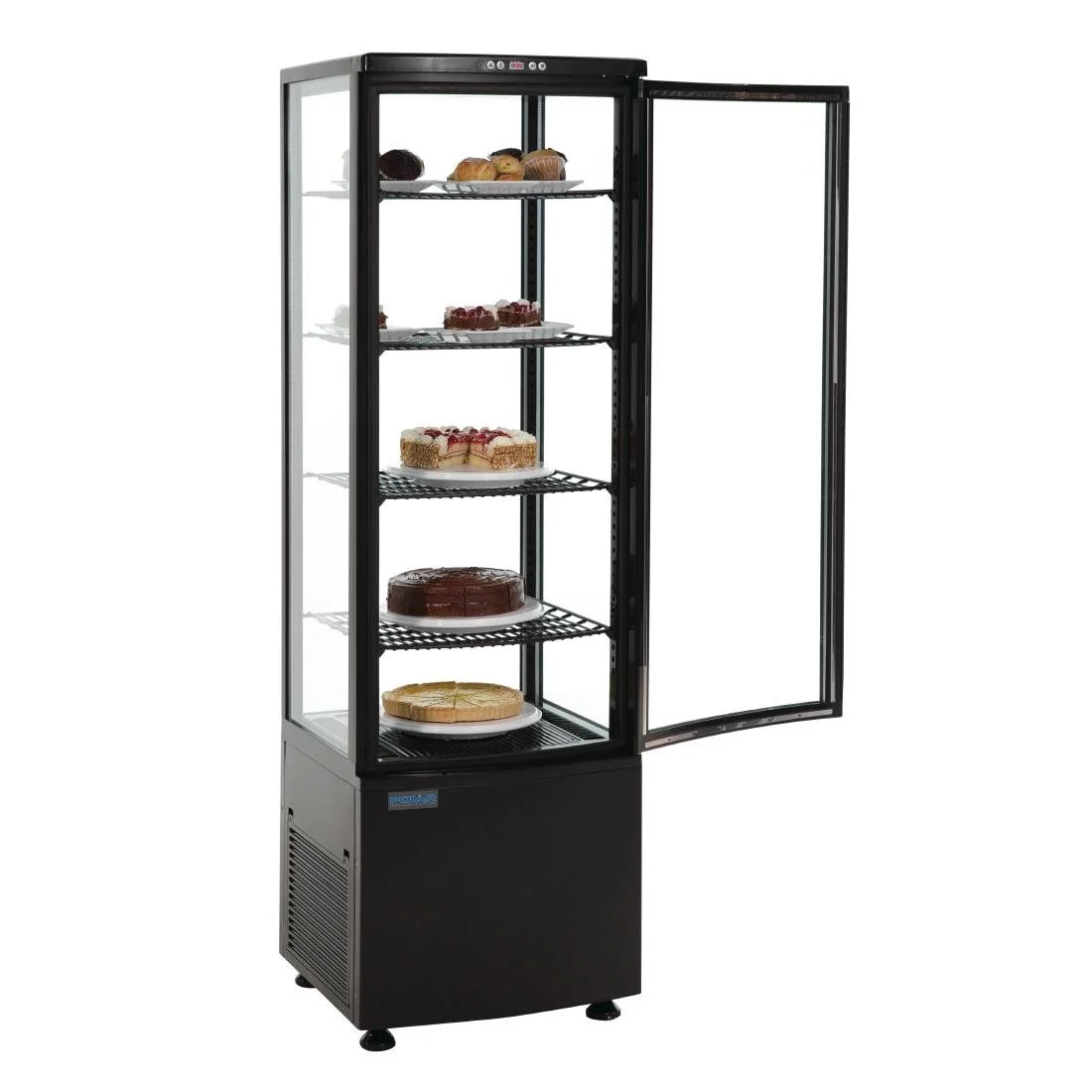 Polar C-Series Energy Efficient Curved Door Display Fridge Black 235Ltr - Image 5