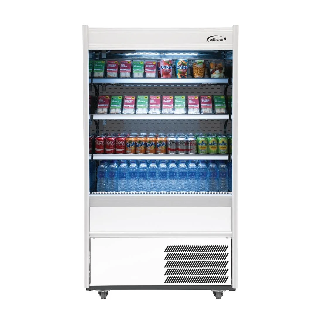 Williams Gem 960mm Slimline Multideck White with Nightblind R100-WCN - Image 2