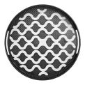 Olympia Kristallon PC Round Non Slip Tray with Handles 300mm - Image 2