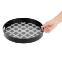 Olympia Kristallon PC Round Non Slip Tray with Handles 300mm - Image 5