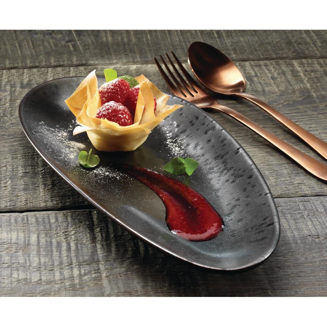 Olympia Fusion Oval Plate 357mm