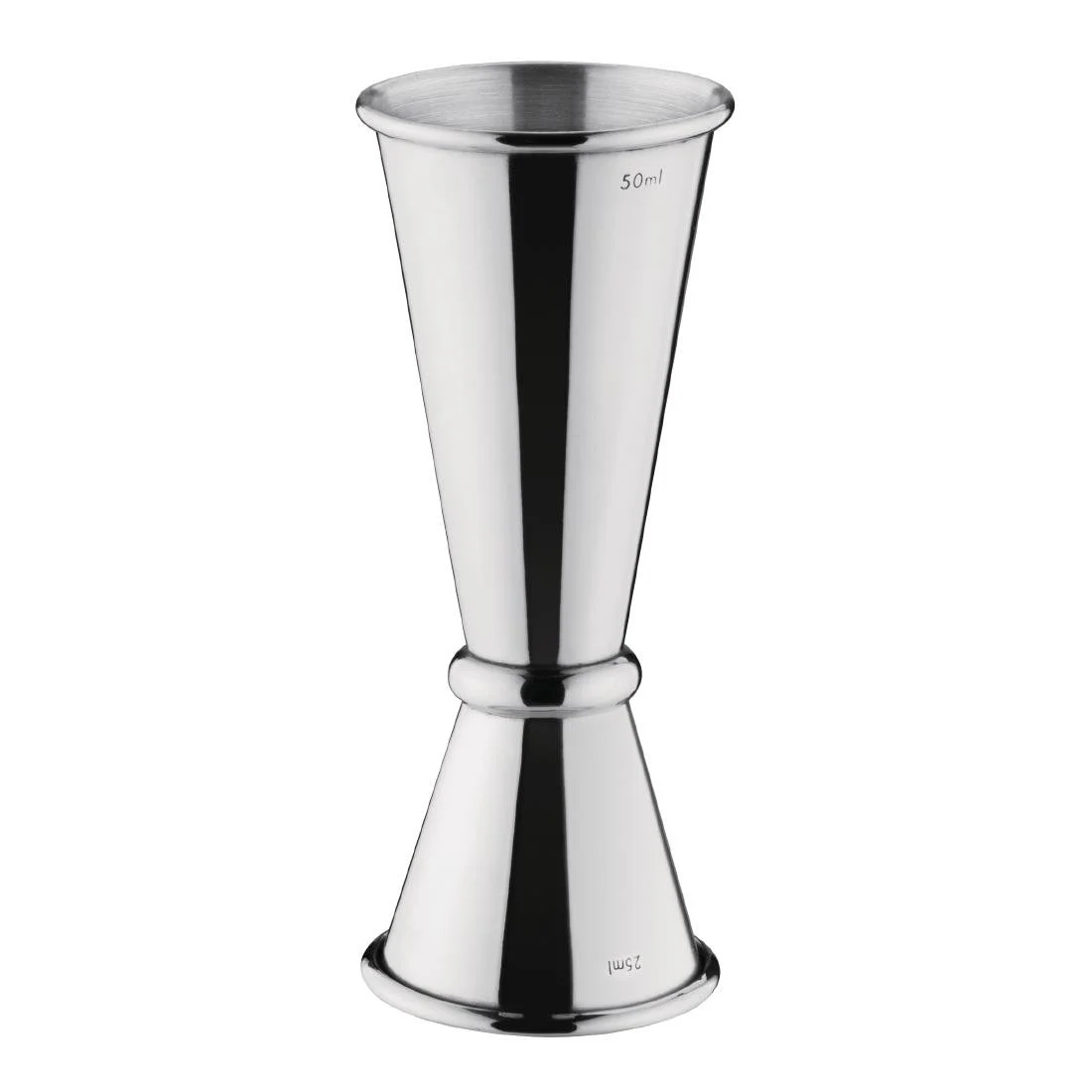 Olympia Banded Jigger Chrome 25ml/50ml - Image 2