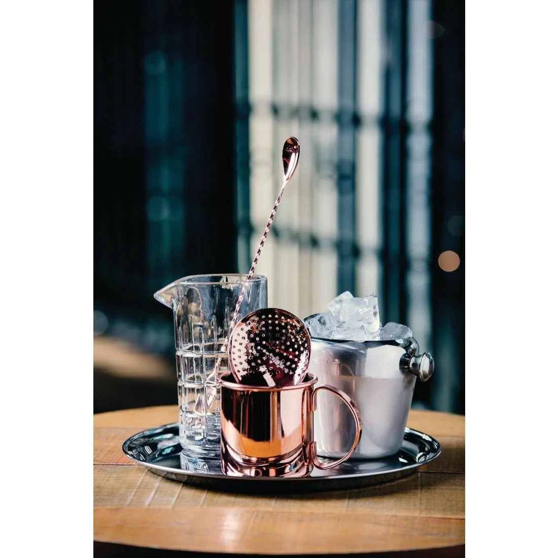 Olympia Cocktail Mixing Spoon Copper - Image 2