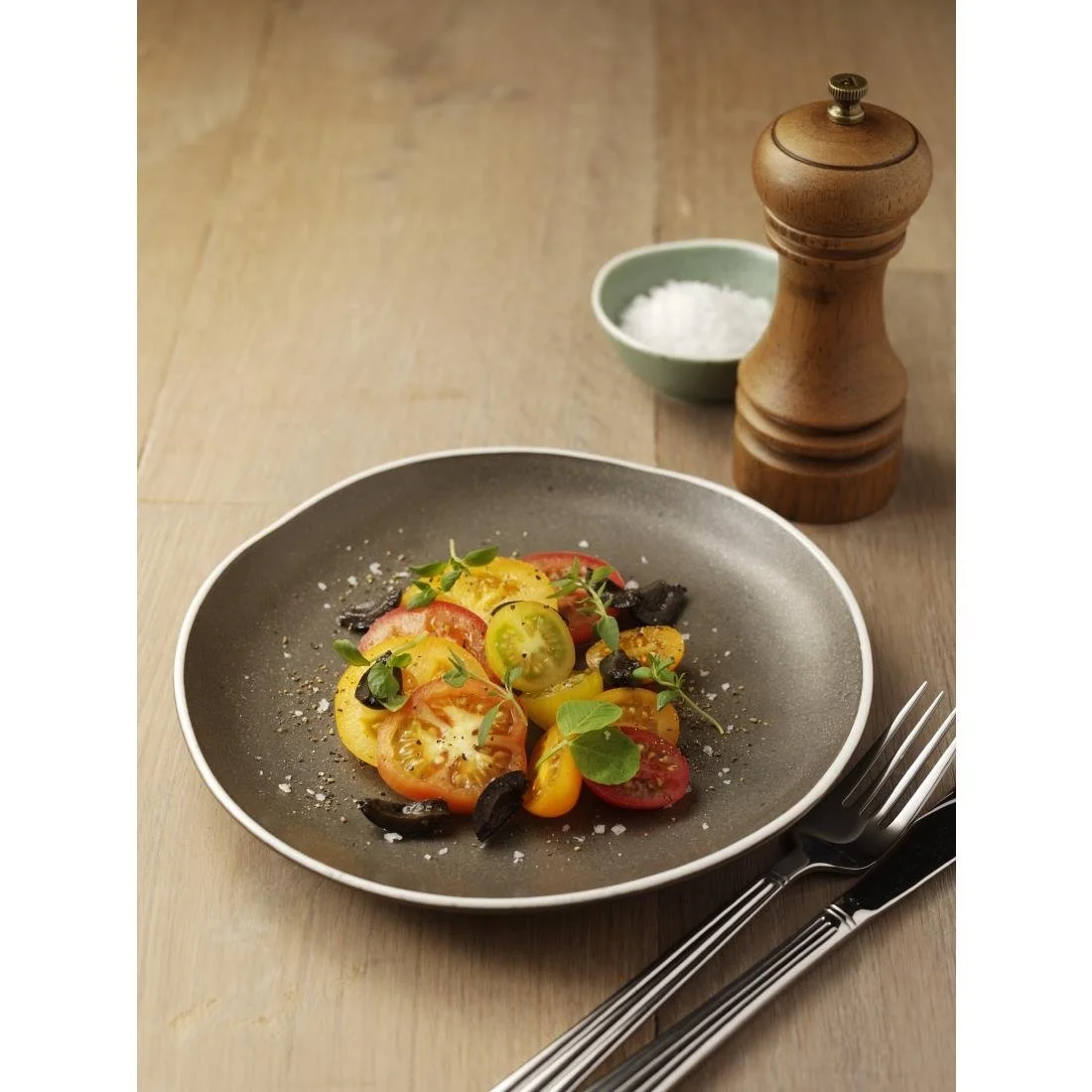 Olympia Chia Plates Charcoal 270mm (6 Pack) - Image 5