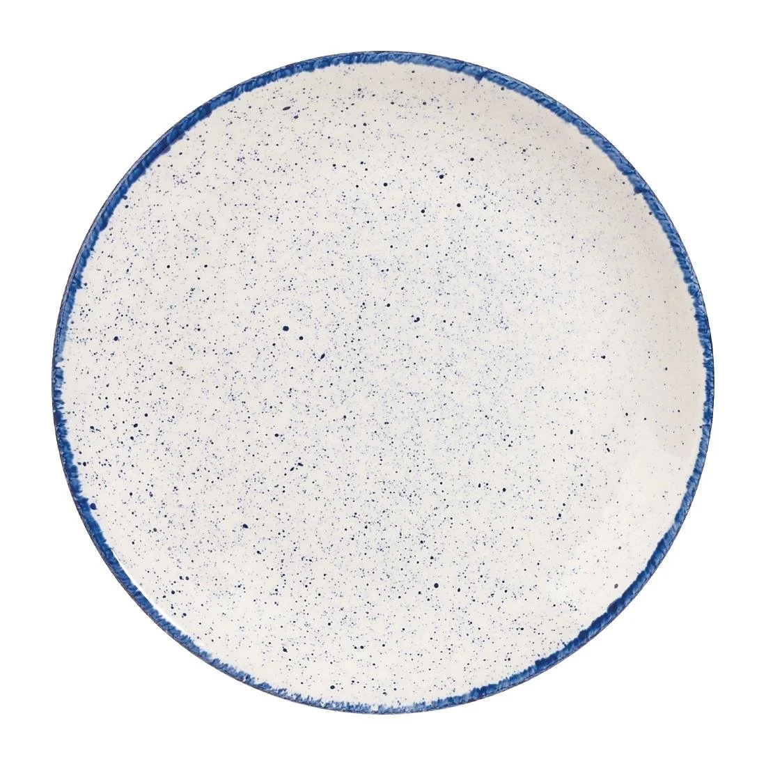 Churchill Stonecast Hints Coupe Plates Indigo Blue 165mm (12 Pack)