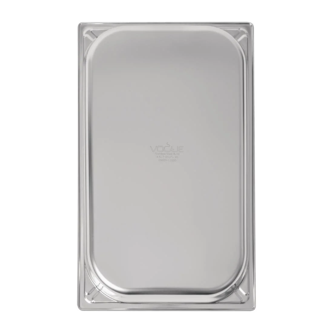 Vogue Heavy Duty Stainless Steel 1/1 GN Pan 40mm - Image 7