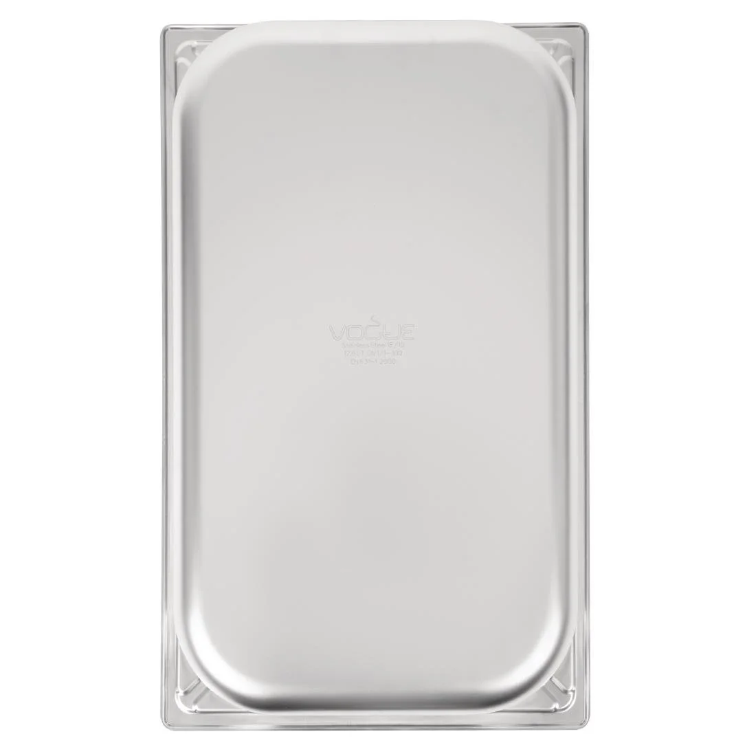 Vogue Heavy Duty Stainless Steel 1/1 Gastronorm Tray 100mm - Image 7