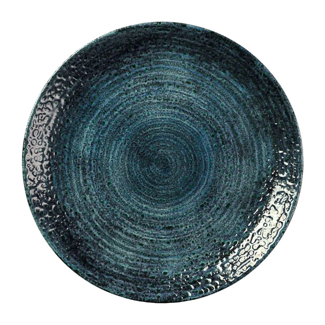 Churchill Homespun Chroma Blue Coupe Plates 260mm (12 Pack)