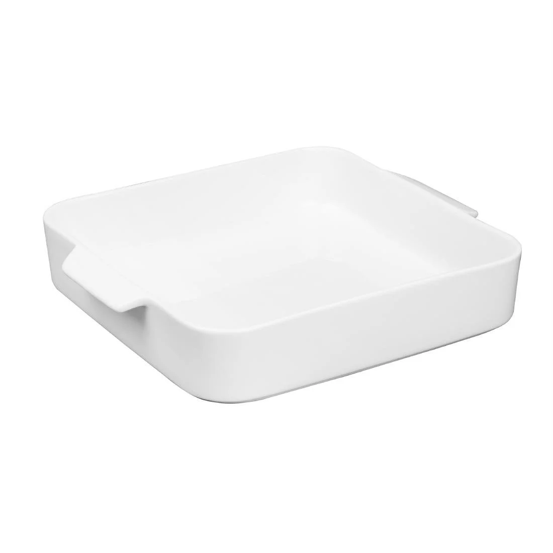 Olympia Whiteware Square Eared Roaster 260x225x50mm (2 Pack) - Image 3