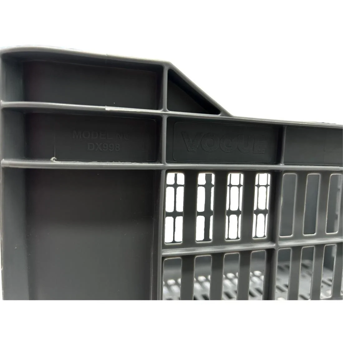 Vogue Perforated Plastic Storage Crate 542x360x290mm - Image 4