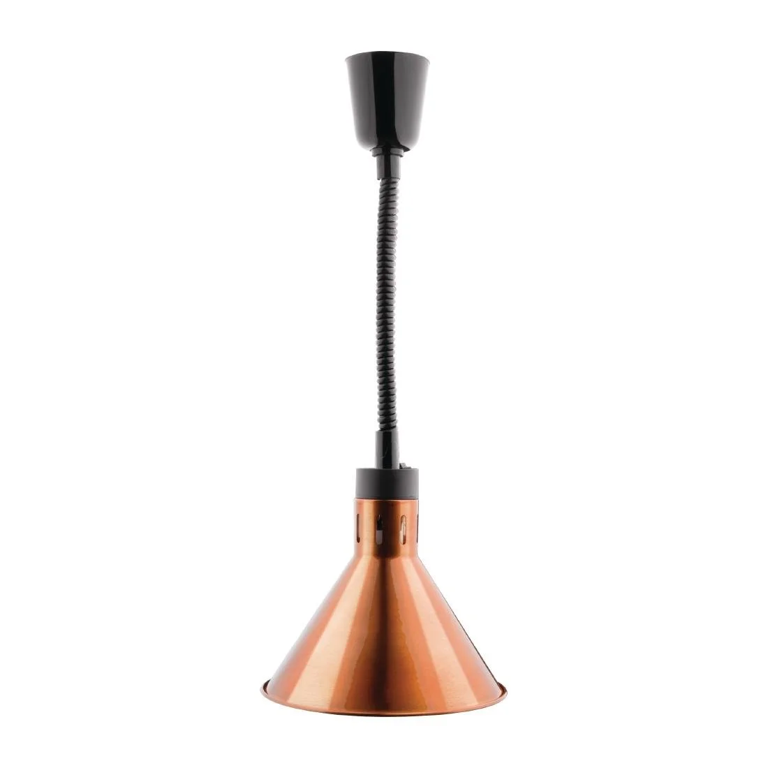 Buffalo Conical Retractable Heat Shade Copper Finish