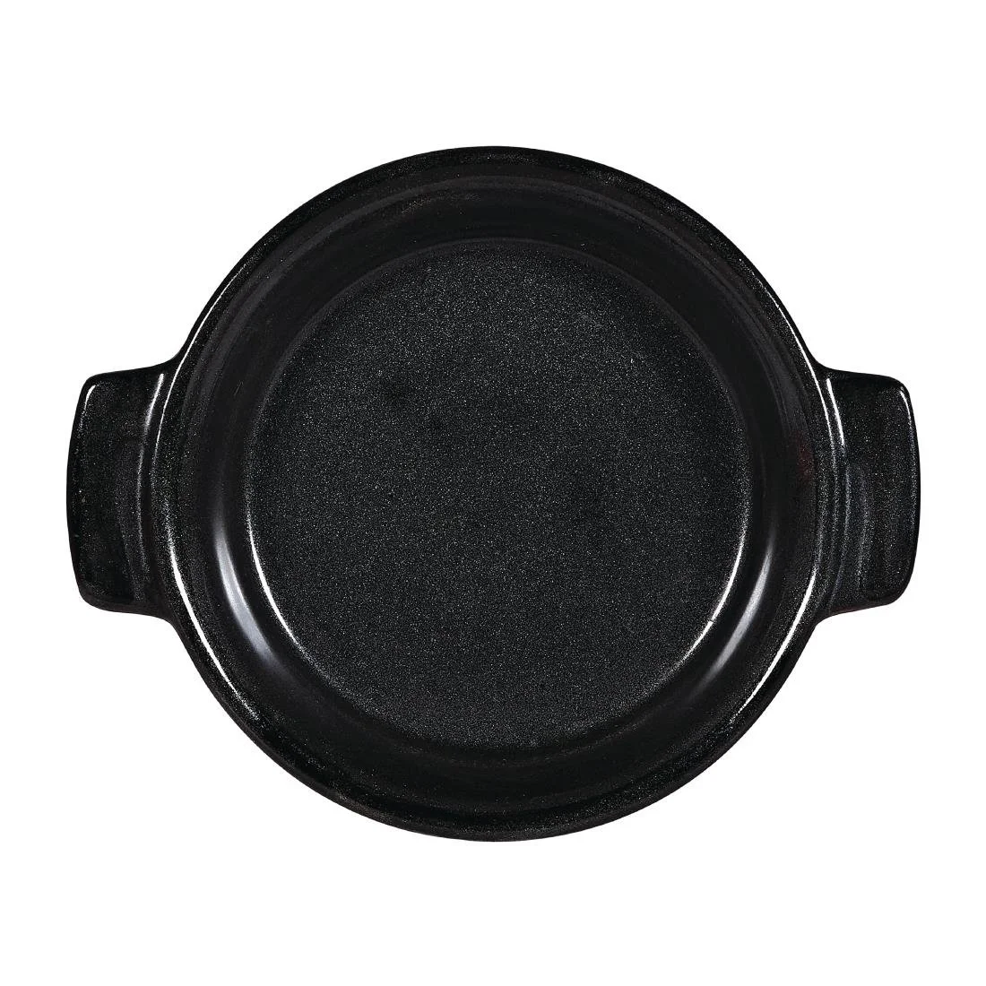 Churchill Black Igneous Stoneware Individual Dishes 140mm (6 Pack) - Image 1