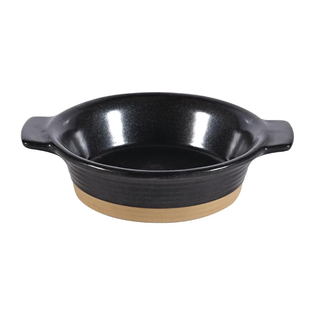 Churchill Black Igneous Stoneware Individual Dishes 140mm (6 Pack) - Image 3