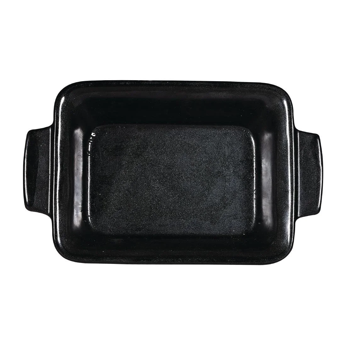 Churchill Black Igneous Stoneware Rectangle Dishes 170mm (6 Pack) - Image 1