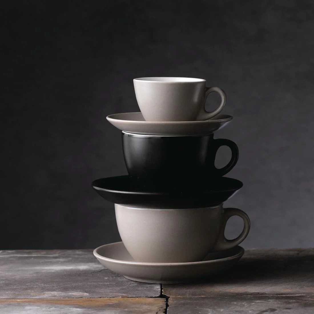Churchill Menu Shades Ash Saucers 155mm (6 Pack) - Image 3