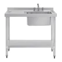 Vogue Single Sink Left Hand Drainer - Image 2