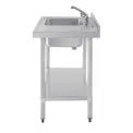 Vogue Single Sink Right Hand Drainer - Image 4