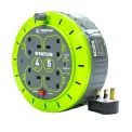 Status 4 Socket Cable Reel with Thermal Cut Out 13Amp 5m - Image 2