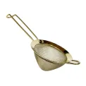Beaumont Fine Mesh Strainer Gold Plated - Image 1