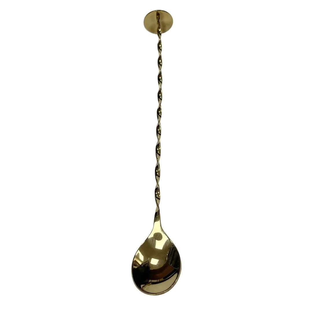 Beaumont Gold Plated Cocktail Spoon With Masher - Image 2
