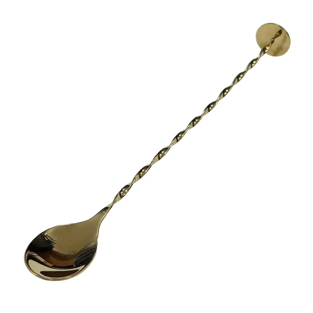Beaumont Gold Plated Cocktail Spoon With Masher - Image 1