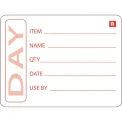 Vogue Removable Prepped Food Labels - Image 1