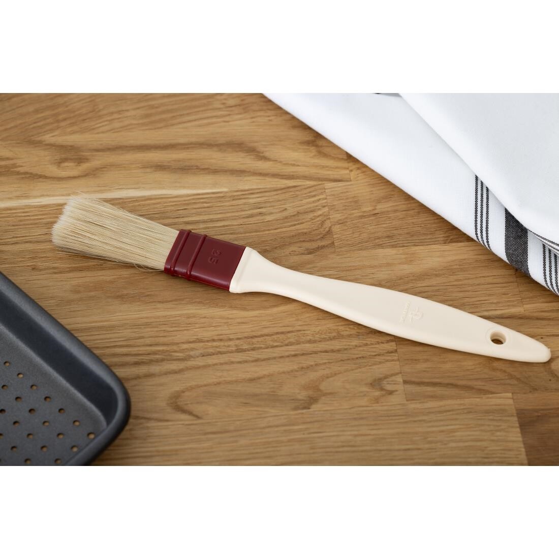 Matfer Pastry Brush Natural Flat Bristles 2.5cm