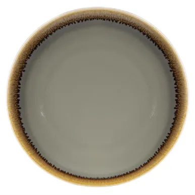 Olympia Kiln Smoke Round Coupe Plates 180mm (6 Pack)