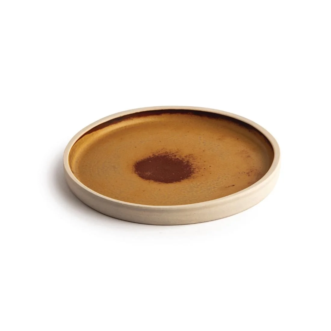 Olympia Canvas Flat Plates Sienna Rust 180mm (6 Pack) - Image 2