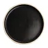 Olympia Canvas Flat Plates Delhi Black 180mm (6 Pack)