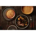 Olympia Canvas Flat Plates Delhi Black 250mm (6 Pack) - Image 6
