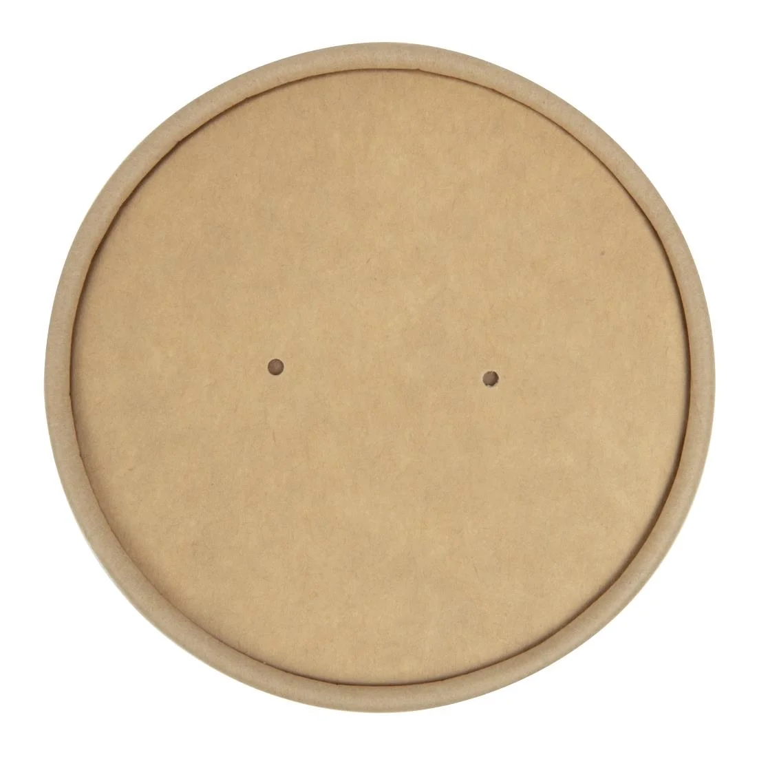 Colpac Recyclable Kraft Microwavable Soup Cup Lids 450ml (500 Pack) - Image 2