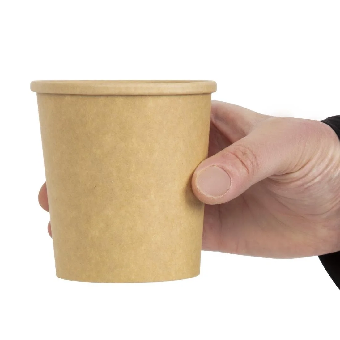 Colpac Recyclable Kraft Microwavable Soup Cups 450ml / 16oz (500 Pack) - Image 5
