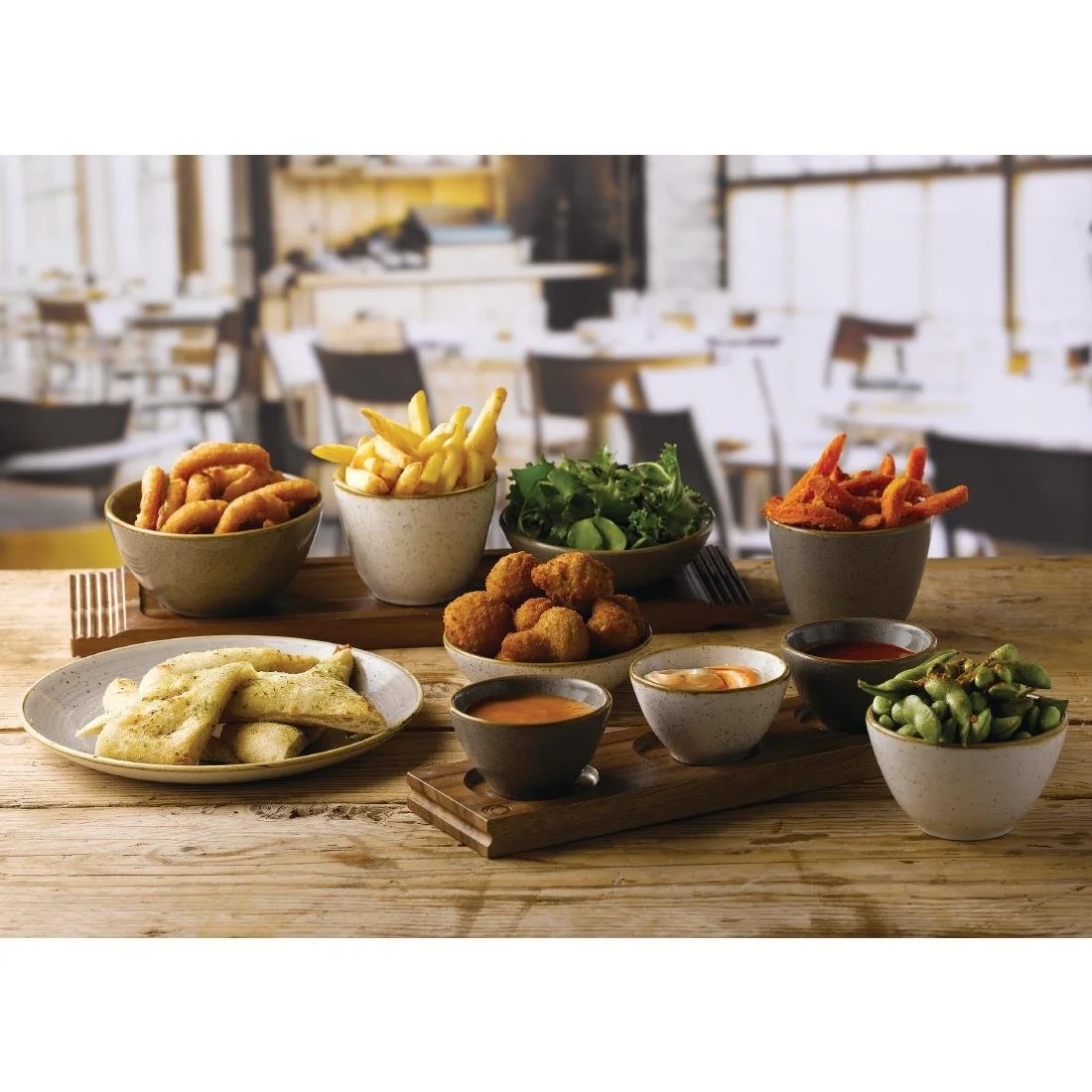 Churchill Stonecast Dip Pots Barley White 4oz 85mm (24 Pack) - Image 3