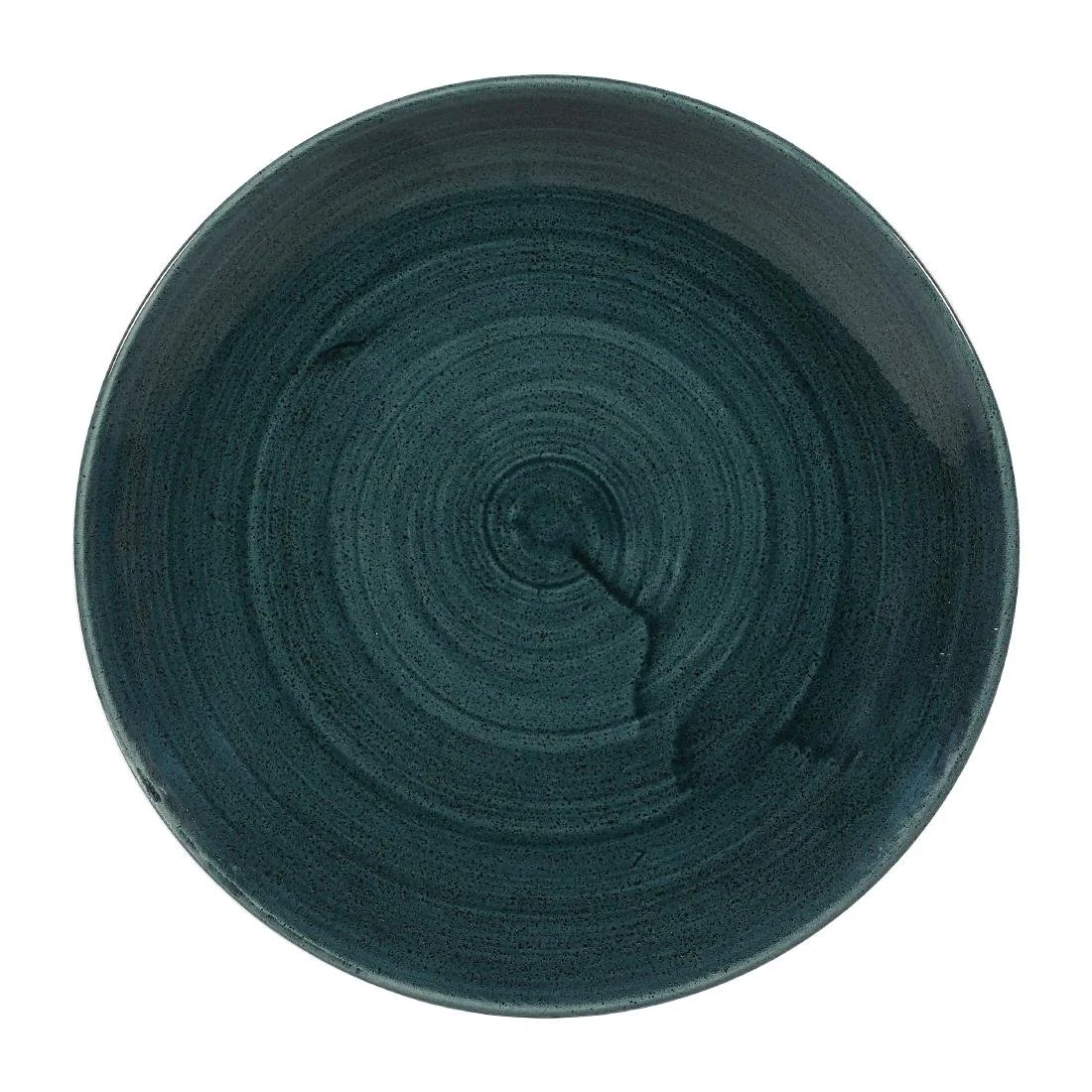 Churchill Stonecast Patina Coupe Plates Rustic Teal 217mm (12 Pack)