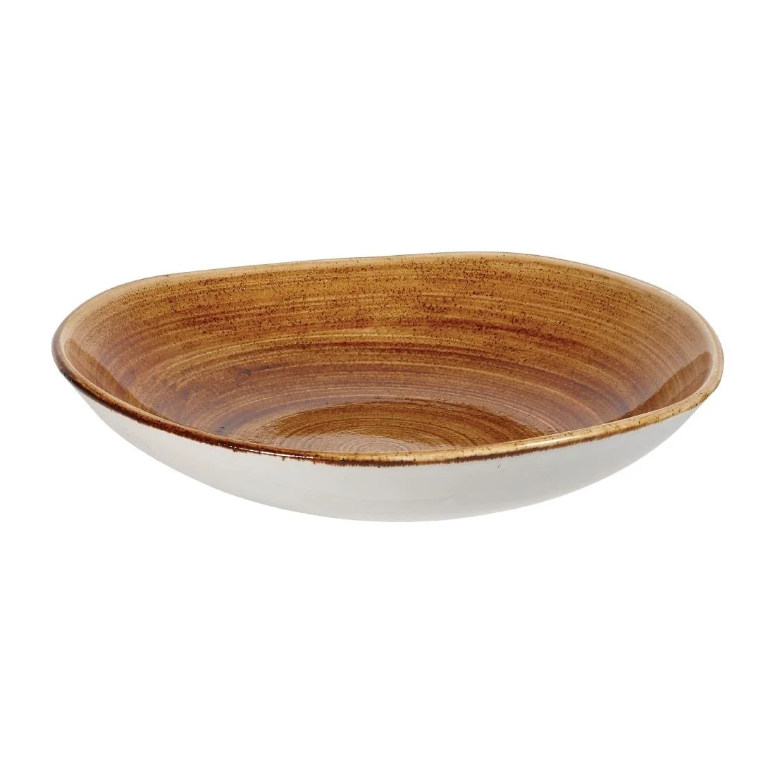 Churchill Stonecast Patina Organic Round Bowls Vintage Copper 38oz 253mm - Image 2