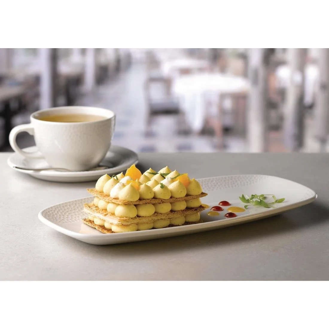 Churchill Isla Oblong Plates White 150 x 295mm (12 Pack) - Image 6
