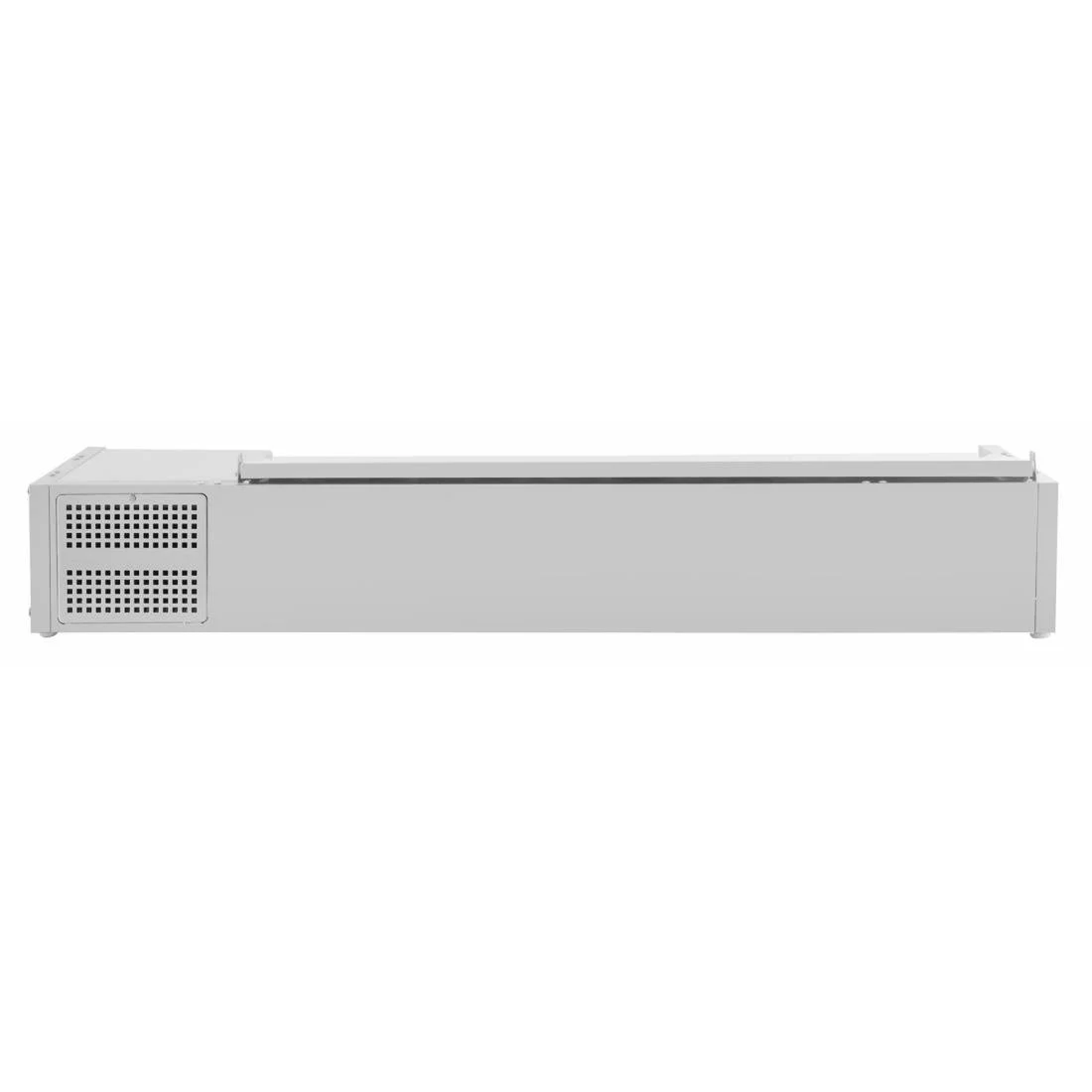 Polar G-Series Countertop Prep Fridge with Lid 7x 1/4GN - Image 2
