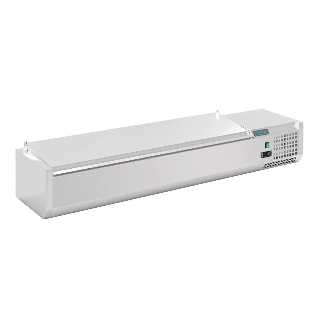 Polar G-Series Countertop Prep Fridge with Lid 7x 1/4GN - Image 1