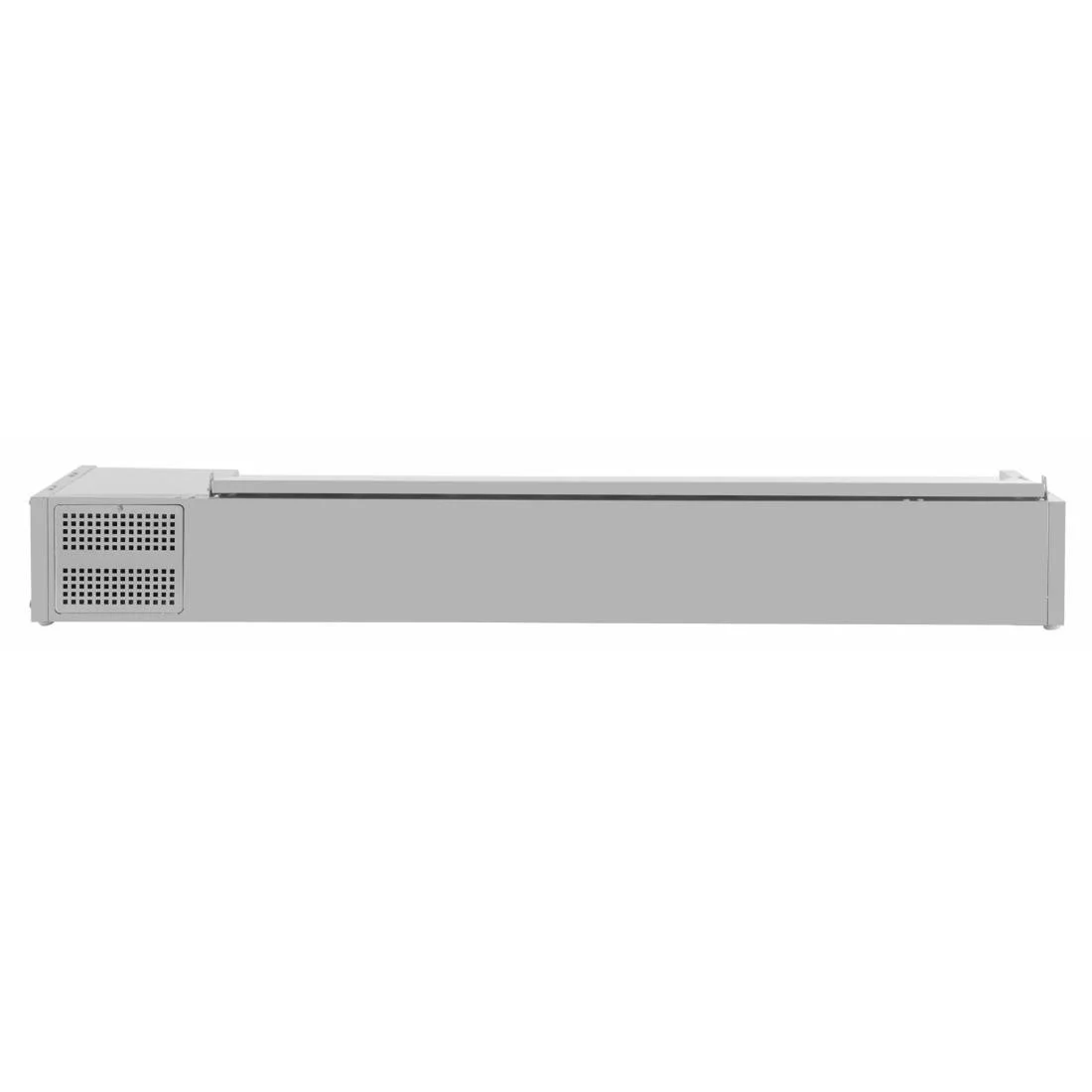Polar G-Series Countertop Prep Fridge with Lid 8x 1/4GN - Image 2
