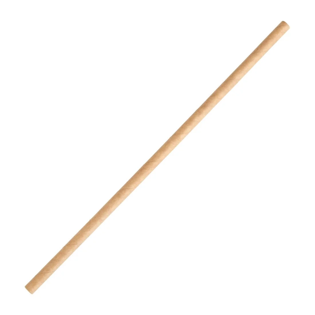Fiesta Compostable Paper Straws Kraft (Pack of 250) - Image 1