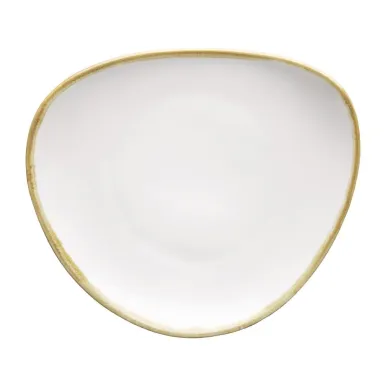 Olympia Kiln Triangular Plates Chalk 165mm (6 Pack)