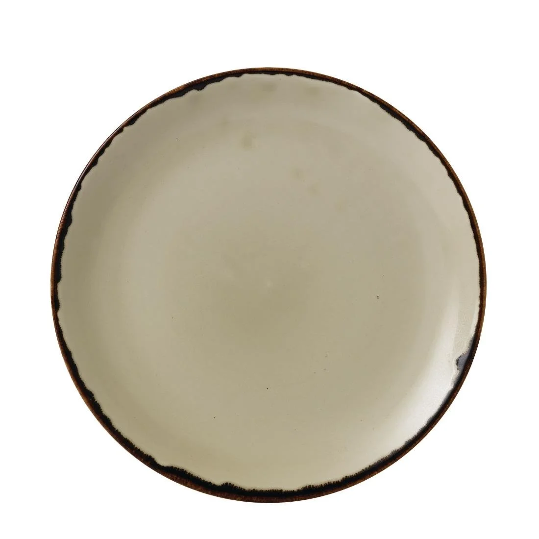 Dudson Harvest Evolve Coupe Plates Linen 260mm (12 Pack)