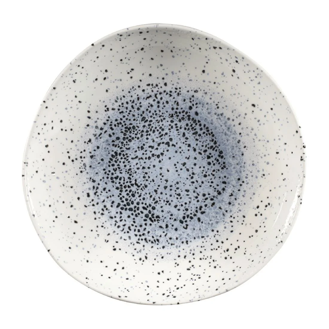 Churchill Studio Prints Mineral Blue Centre Organic Round Bowls 253mm 1.1Ltr (12 Pack) - Image 1