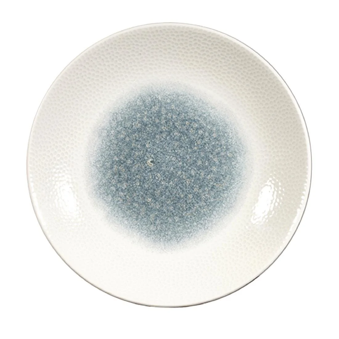 Churchill Isla Centre Print Deep Coupe Plates Topaz Blue 281mm (12 Pack) - Image 1