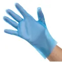 Nisbets Essentials Powder-Free TPE Gloves Blue - Image 1