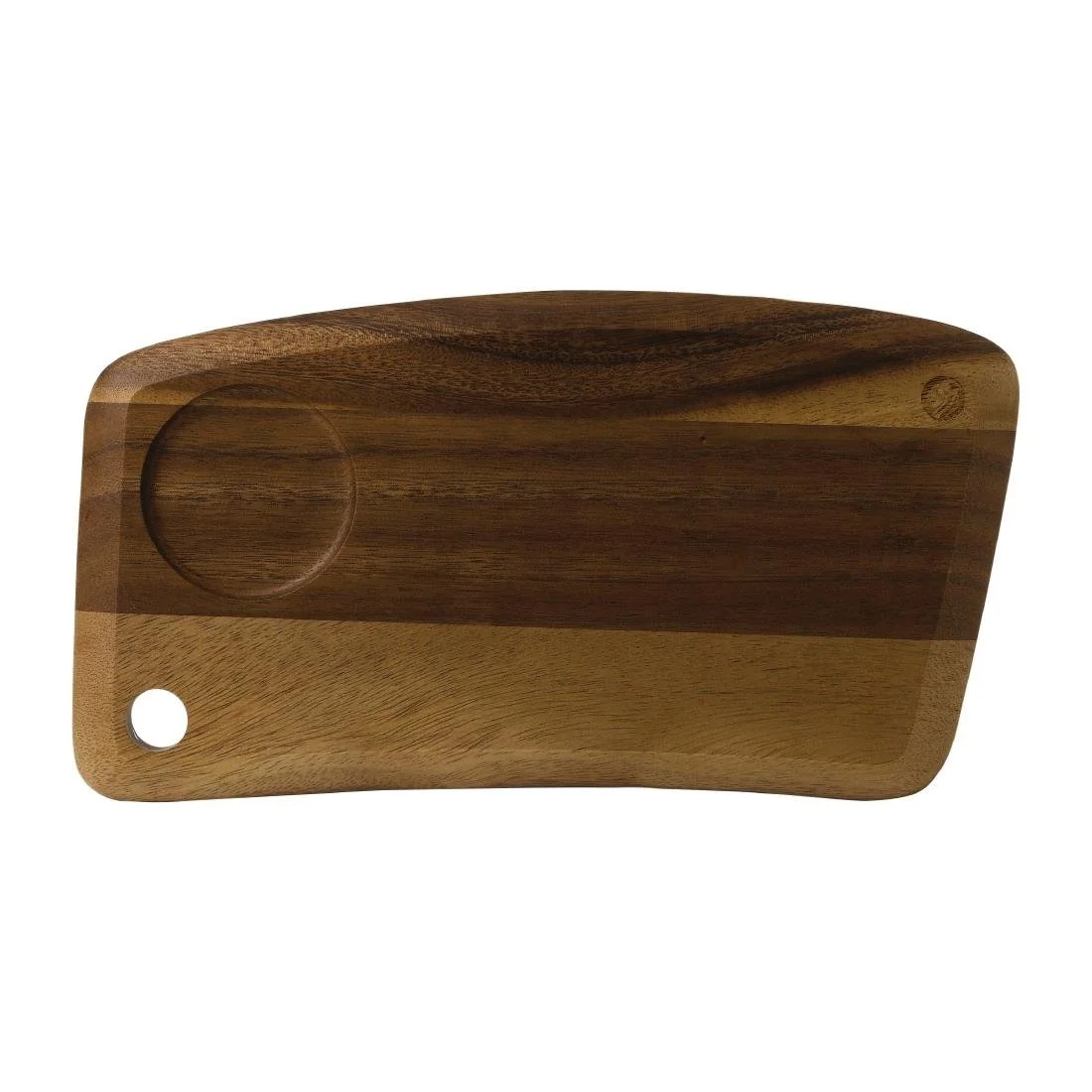 Churchill Alchemy Wood Small Geo Deli Board 308x165mm (4 Pack) - Image 1