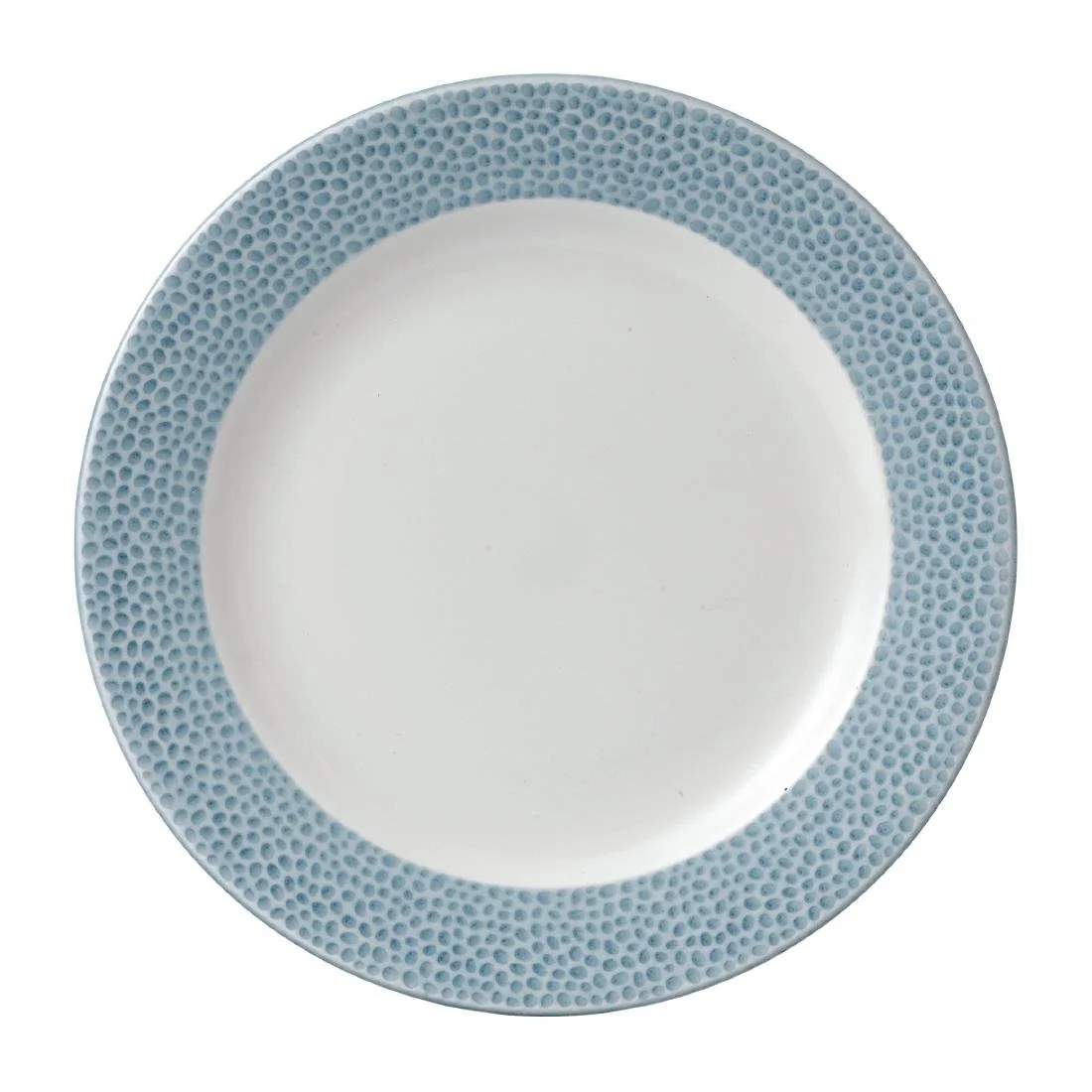Churchill Isla Spinwash Profile Footed Plates Ocean Blue 232mm (12 Pack)