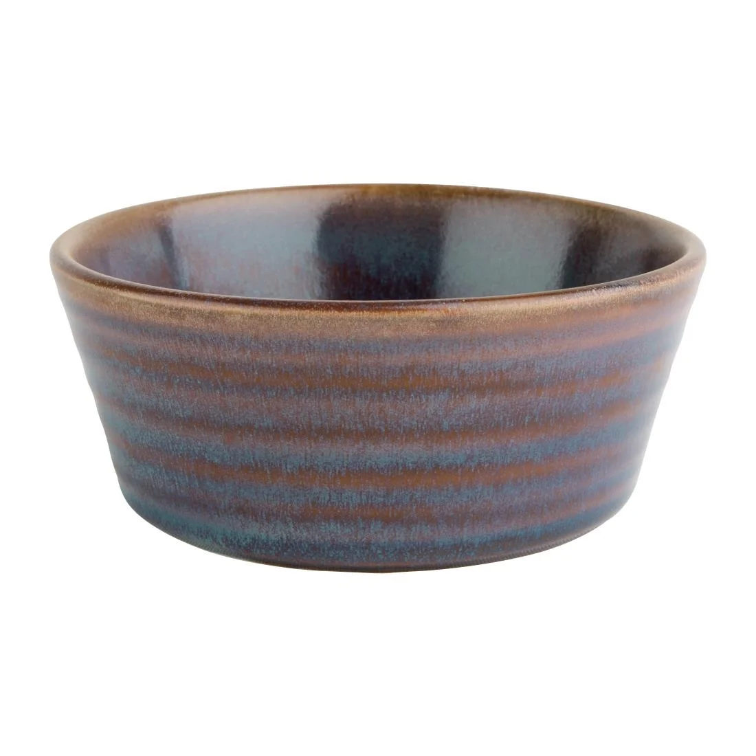 Olympia Cavolo Flat Round Bowls Iridescent 143mm (6 Pack) - Image 1